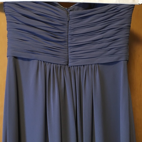 Charcoal strapless A line - Picture 3 of 5